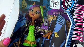 Clawdeen Wolf Monster High Doll Review Daughter of the Werewolf School Scare Mester Unboxing