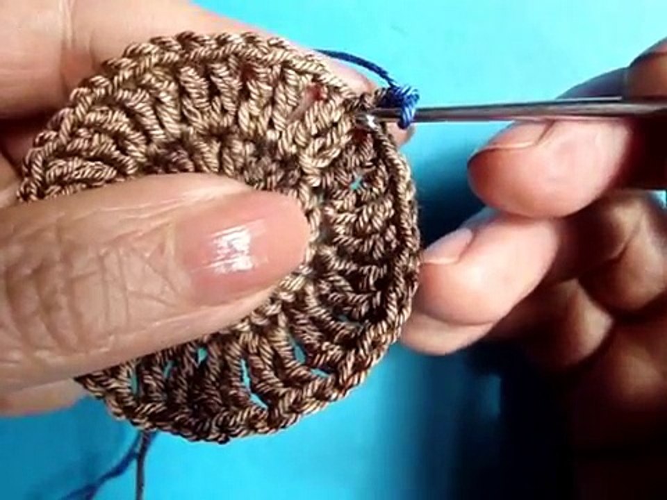 Вязаные цветы Урок 40 Сrochet flower pattern