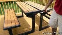 Awesome Convertable Picnic Table _ Bench Review