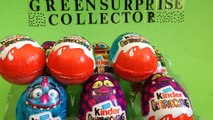 9 Kinder Überraschung Halloween Kinder Surprise Eggs Unboxing
