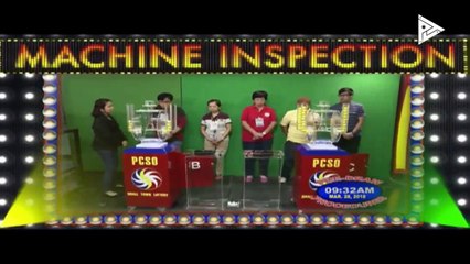 PCSO 11 AM Lotto Draw, March 28, 2018