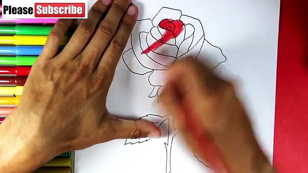 How to Draw a Rose Easy