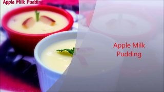 apple milk pudding