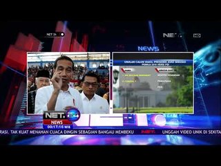 Presiden Jokowi Sikapi Beredarnya Nama Calon Pendampingnya di Pilpres 2019 - NET24