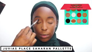Gold Eyeshadow and Dark Lips (hijabi makeup tutorial) INSPIRATORIAL #13