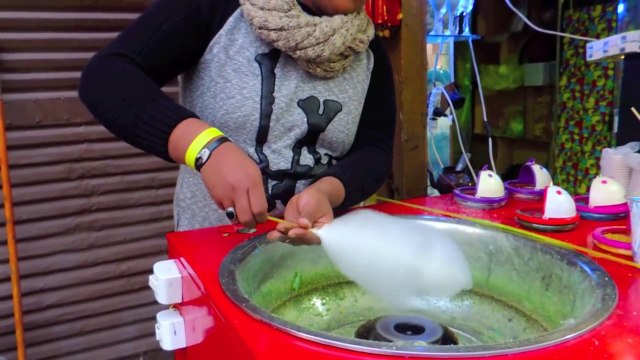 Biggest Cotton Candy Flower in the World! 綿菓子 솜사탕 Zuckerwatte Algodón de Azúcar