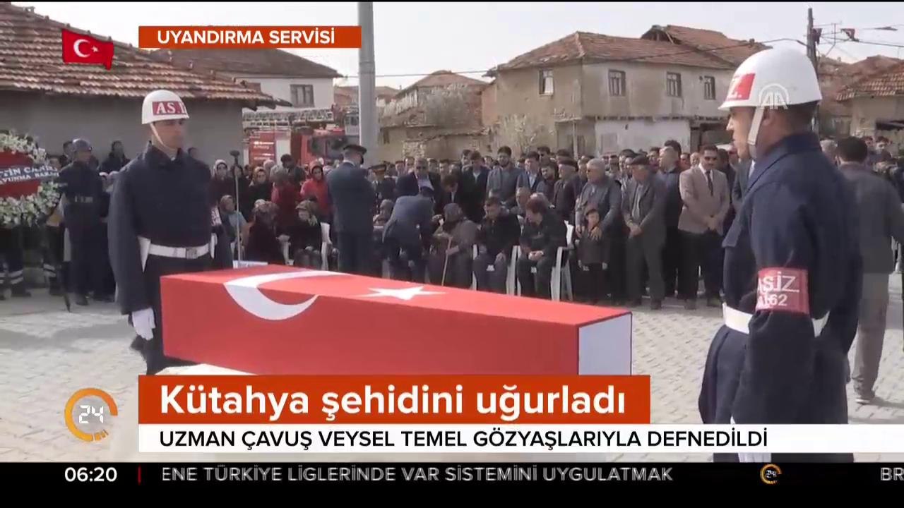 Afrin şehitlerine veda