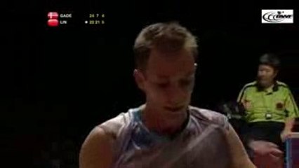 The Legend - Lin Dan vs Peter Gade - 2011 BWF World Championships SF - Highlights