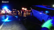 Çorum’da otobüs kazası! İki ölü, 33 yaralı