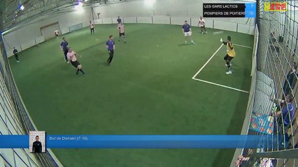 But de Damien (7-10) - LES GARS LACTICS Vs POMPIERS DE POITIERS - 27/03/18 20:00 - LIGUE 1