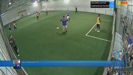 But de Manuel (9-10) - LES GARS LACTICS Vs POMPIERS DE POITIERS - 27/03/18 20:00 - LIGUE 1
