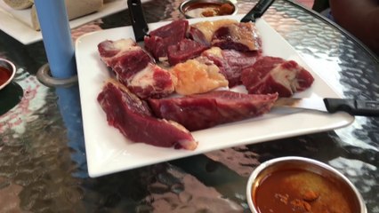 Eating Raw Beef in Ethiopia