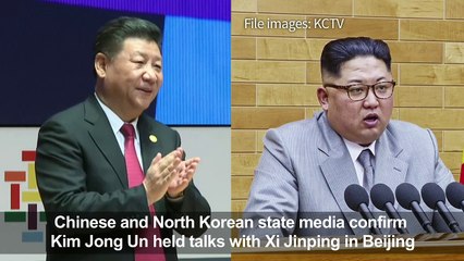 FILE: Kim held talks with Xi in Beijing: Xinhua