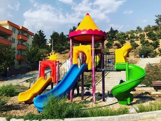 Çocuk oyun grubu ve çocuk parkları Gezegen X kent mobilyaları