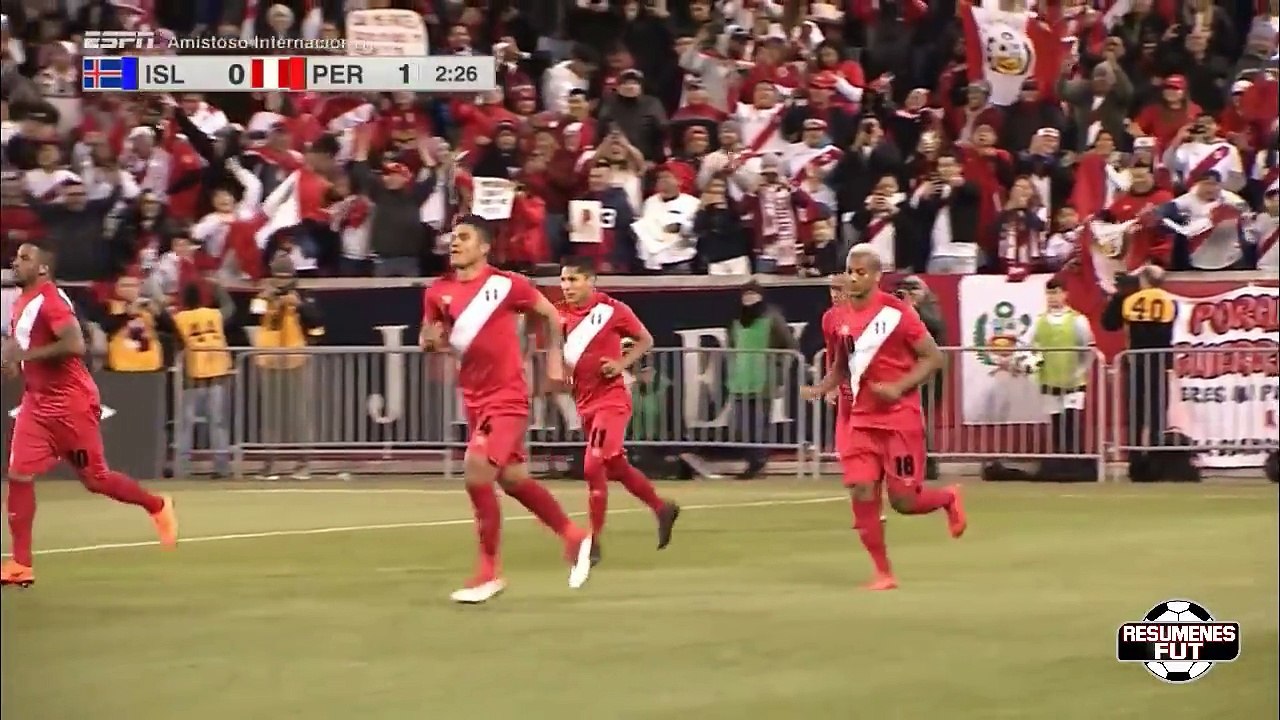 Perú vs Islandia 3-1 Resumen Highlights Goles Amis
