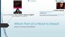 Acronyms and Initialisms Rules (in Hindi) - Improving English Pronunciation Lesson 7