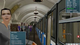 Real Moscow metro line Русич