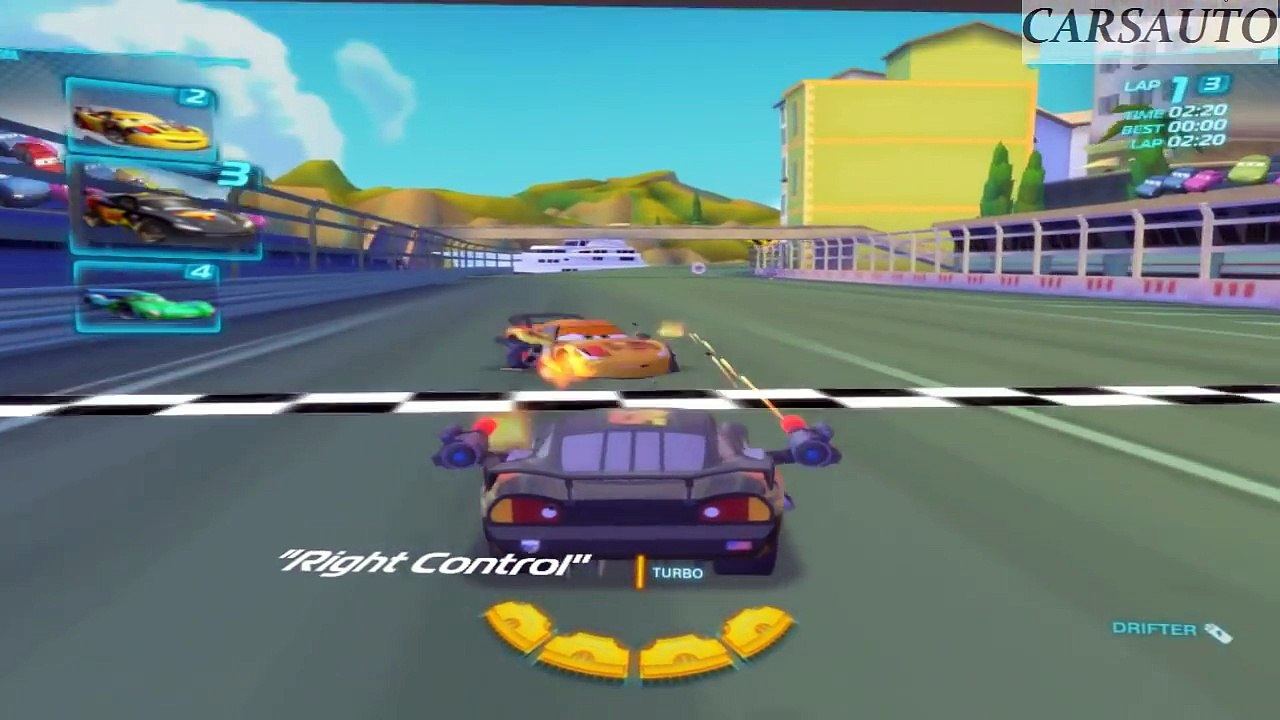Cars 2 HD Gameplay full Carbon Fiber Lightning