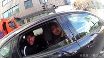 'Roadman' crashes into biker for filtering - Road Rage