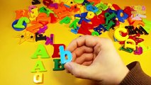 Learn Sizes Alphabet Letters from Big to Small Search Order and Fun with Magnetic Plastic Letter Kid