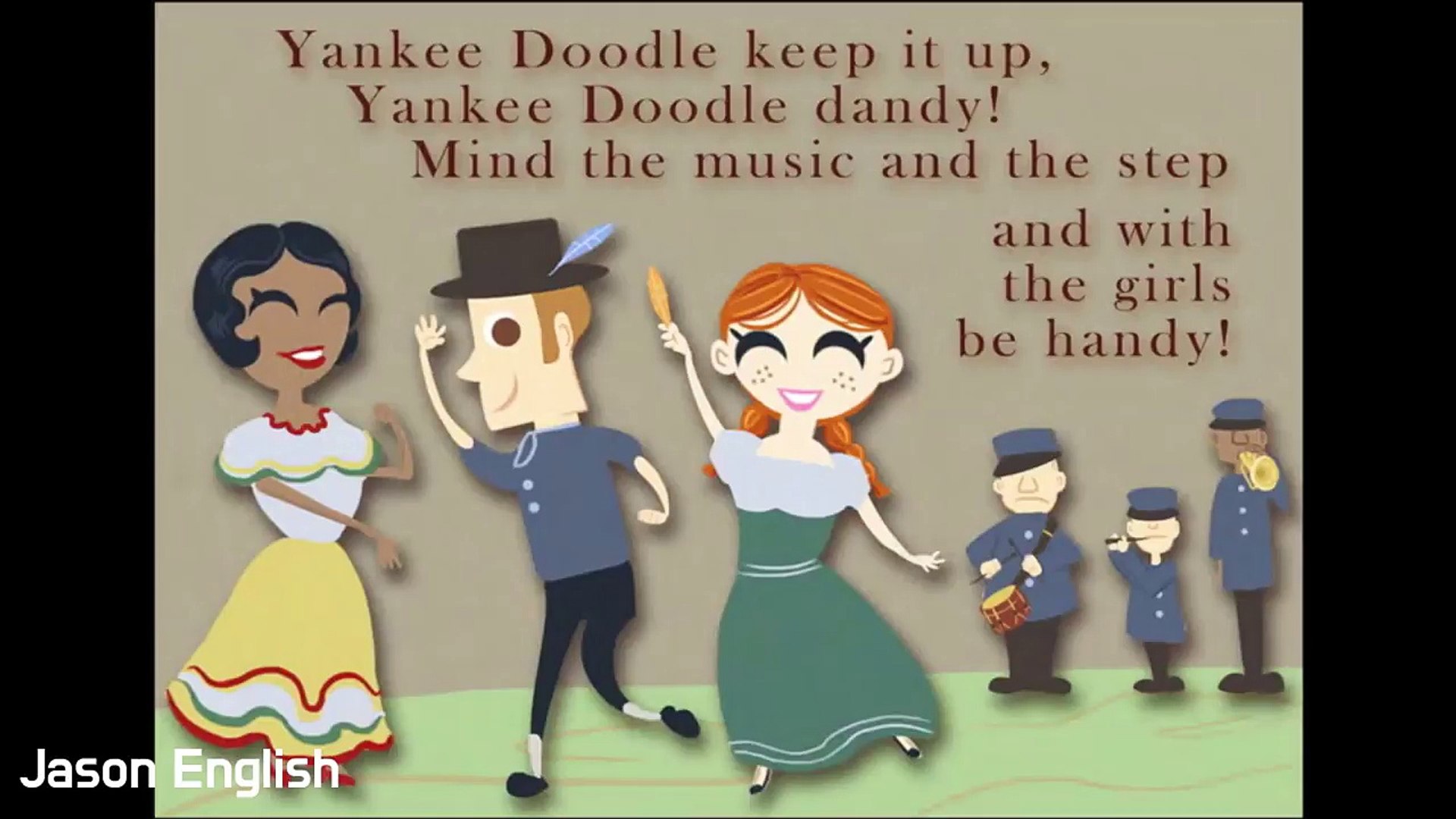 ⁣English Song - Yankee Doodle | Traditional American folk song | 영어동요
