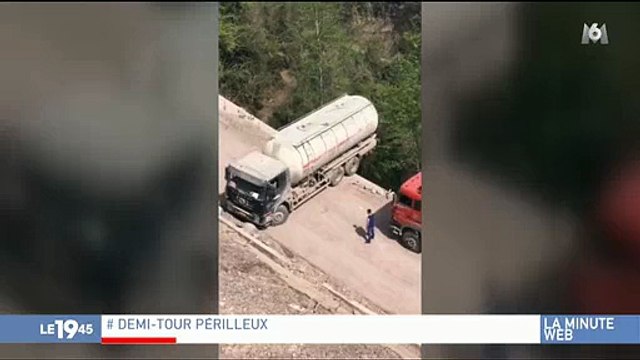 Buzz : L'angoisse des internautes en regardant un demi-tour très périlleux en Chine - Regardez