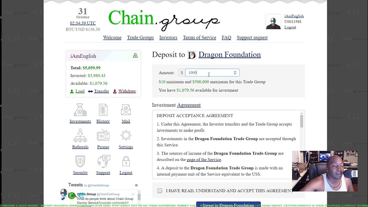 Chain-Group Re-Investment!!! Lets Make Money!