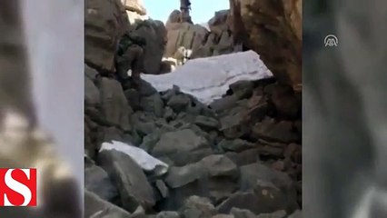 Kahraman Mehmetçik 2 bin 400 rakımda üs kuruyor