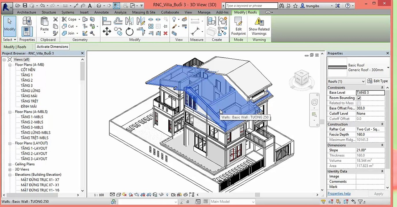 Học revit buổi 5 MBTX 1
