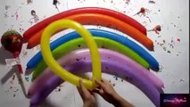⚽⚽⚽Rainbow Balloons In Five Colors- Learn Colours Finger- Learn Colors With Fingers- Funny Balloon
