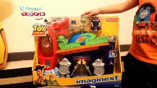 Toy Story Pizza Planet Playset Imaginext Buzz Lightyear Zurg Allien + Woody Bullseye