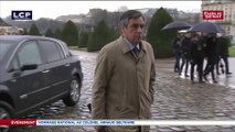 Arrivée de François Fillon aux Invalides