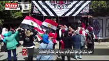 حشود نسائية على أغنية تسلم الأيادى بمدينة نصر بثالث أيام الانتخابات