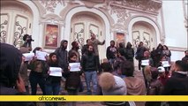 Tunisian protesters call for release of detained protesters