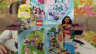 Распаковка Лего Принцесса Моана из Диснея 2016 Обзор игрушки lego moana дети играют в Моану и Мауи