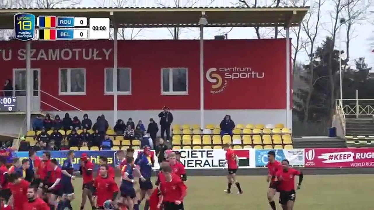 REPLAY ROMANIA / BELGIUM - RUGBY EUROPE U18 EUROPEAN CHAMPIONSHIPS 2018