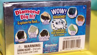 Dig It DIY Mystery DIAMOND or Rock Toy Review