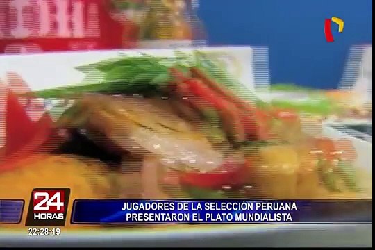 Jugadores de la Selección Peruana invitaron a participar del concurso 'El plato mundialista'