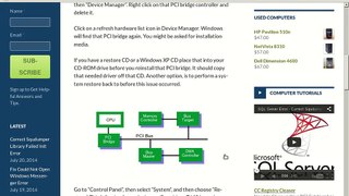 PCI Controllers - How to Quickly Fix Missing PCI Device Drivers