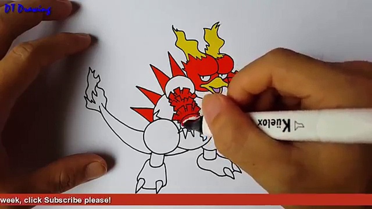 Drawing Pokemon - Magmar