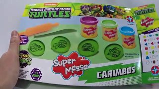 Super Massa Tartarugas Ninjas da Estrela Brinquedos - Massinha de Modelar