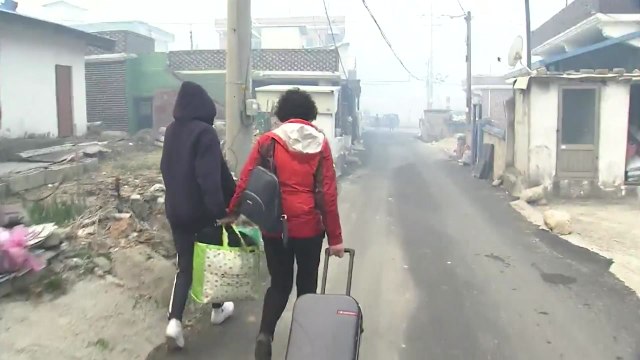 강원 고성 산불...산림 40ha 소실·주민 천300명 대피령 / YTN