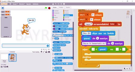 SCRATCH 2 DERSLERİ SAYI İKİ BASAMAKLI MI?