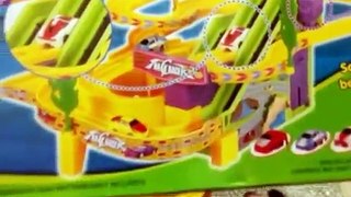 Lots o Toys Racing! Disney Cars Race Thomas N Friends Hot Wheels Mickey Mouse McQueen Cookie Monster