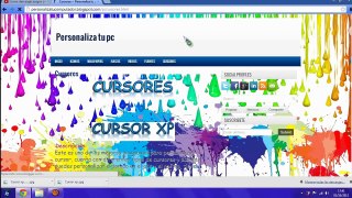 Como cambiar el cursor y ponerle efectos + pack 760 cursores W7, W8, W10 y XP