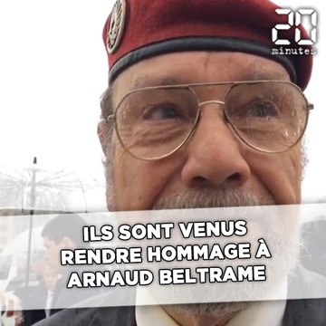 Ils sont venus rendre hommage à Arnaud Beltrame