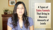 4 Types Of Sales Funnels For Massive Leads