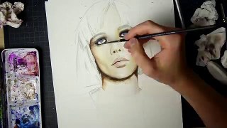 Alice Glass【WATERCOLOR PORTRAIT】