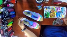 Disney DIY Custom Painted Lilo & Stitch inspired Vans Speed painting