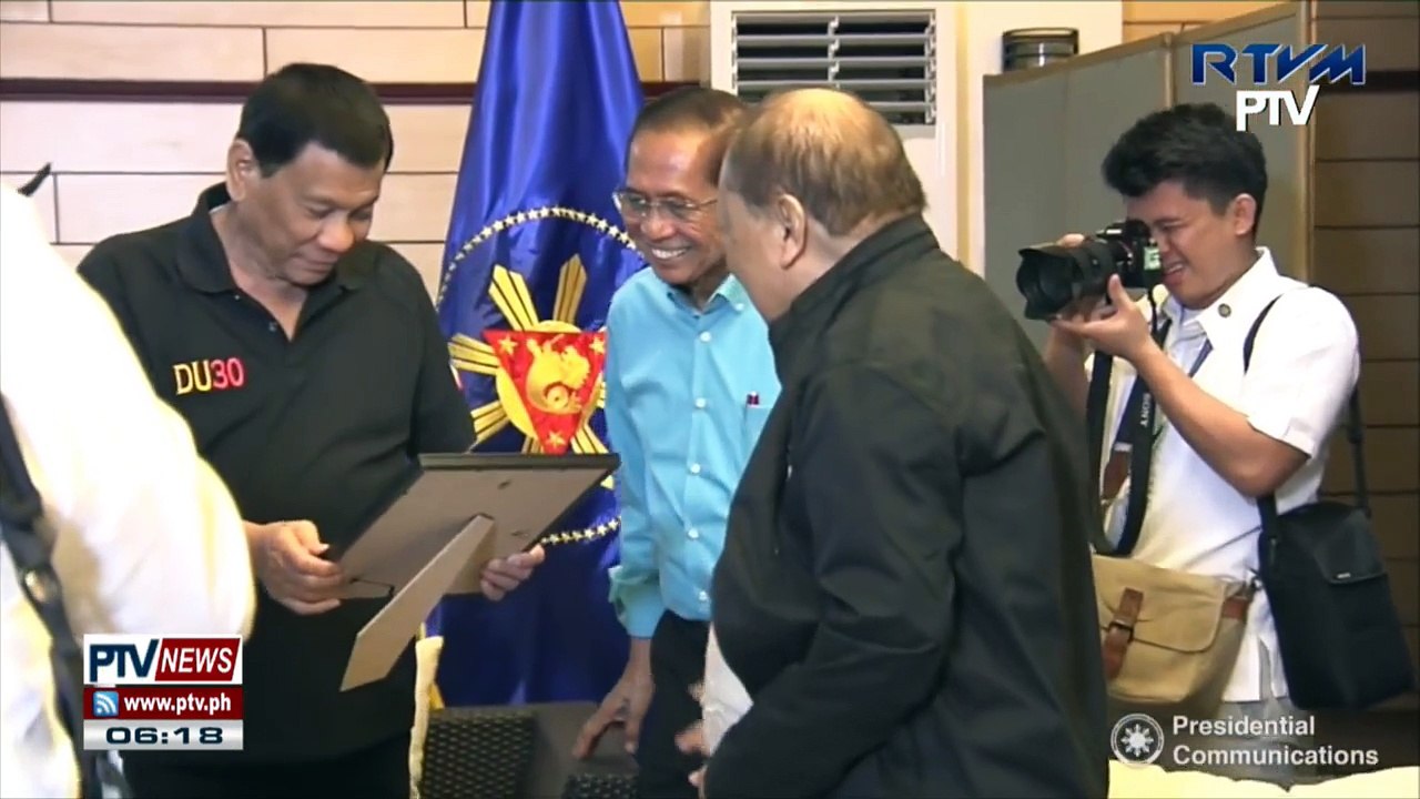 Pangulong #Duterte, nakipagpulong sa MILF at BTC